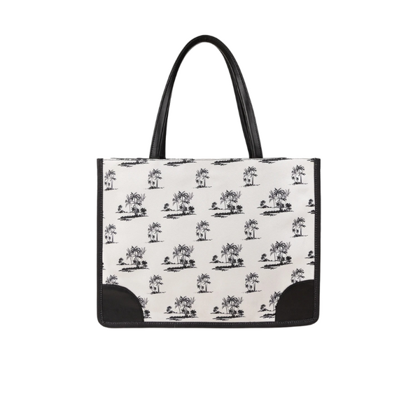 White Canvas Tote Bag for Women