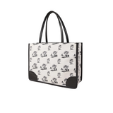 White Canvas Tote Bag for Women