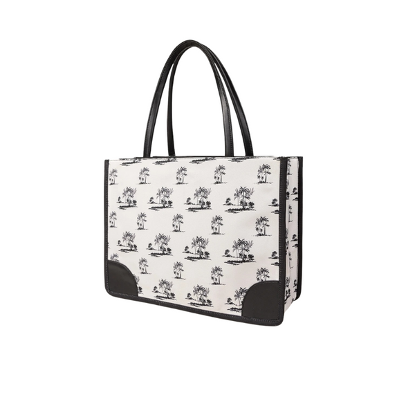 White Canvas Tote Bag for Women