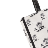 White Canvas Tote Bag for Women